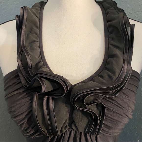 Express cotton Top with ruffled neckline - Picture 2 of 7